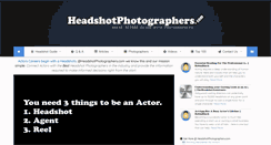 Desktop Screenshot of headshotphotographers.com