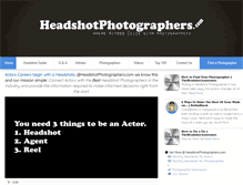 Tablet Screenshot of headshotphotographers.com